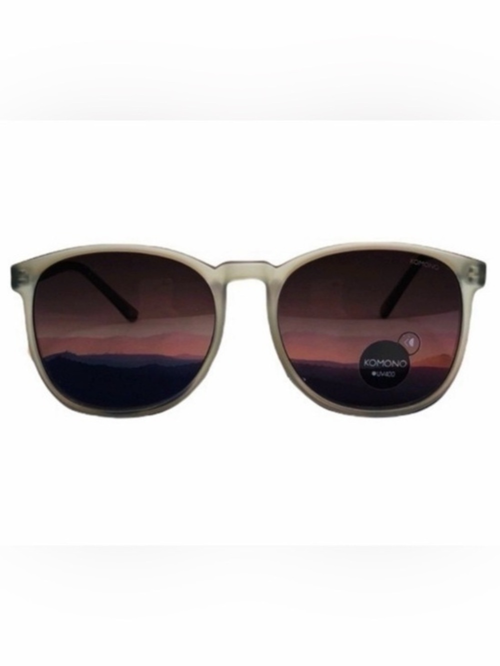 NWT Komono Urkel Heaven Blue Sunglasses UV400 Acetate w/ Case - Picture 1 of 11